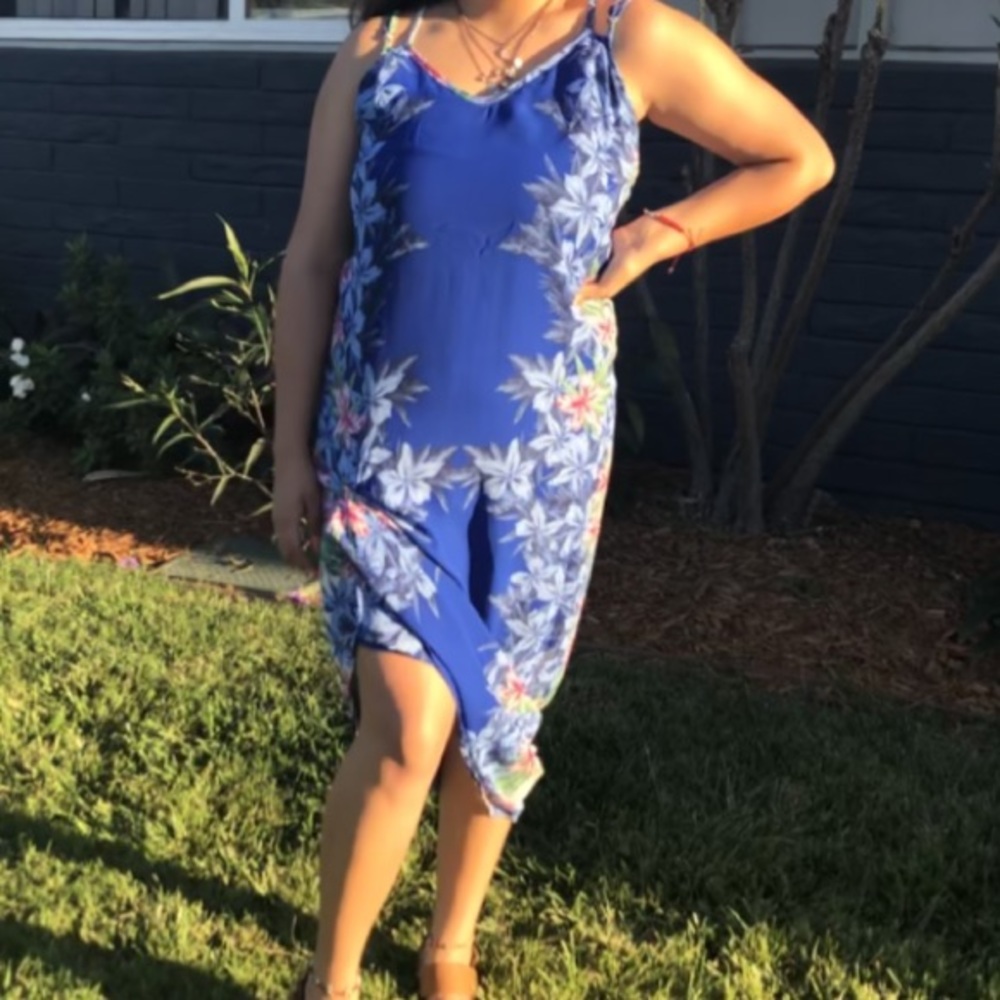 Blue flower dress